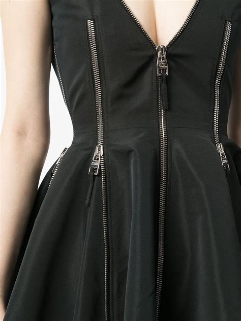 alexander mcqueen zipper dress.